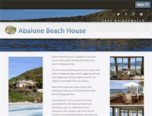 Tablet Screenshot of abalonehouse.com.au